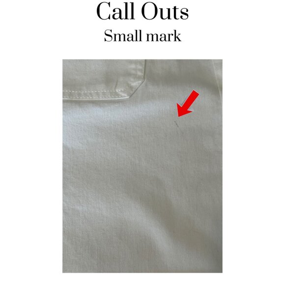 NWT Buffalo Womens 14 David Bitton Brigette High Rise Wide Leg Crop Pants White - Picture 9 of 11